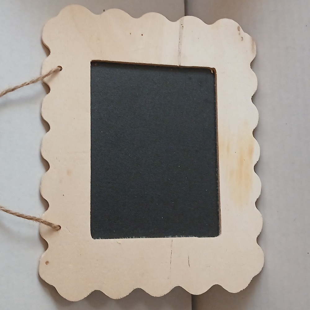 Wood Chalkboard hanging display for Home Office Dorm NWT
